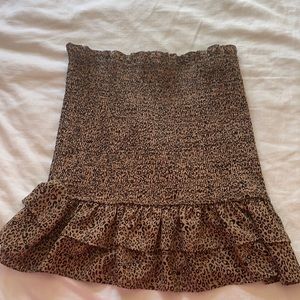 cheetah mini skirt